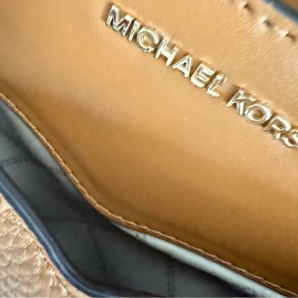 Michael Kors Caramel Leather Tote - Picture 13 of 16